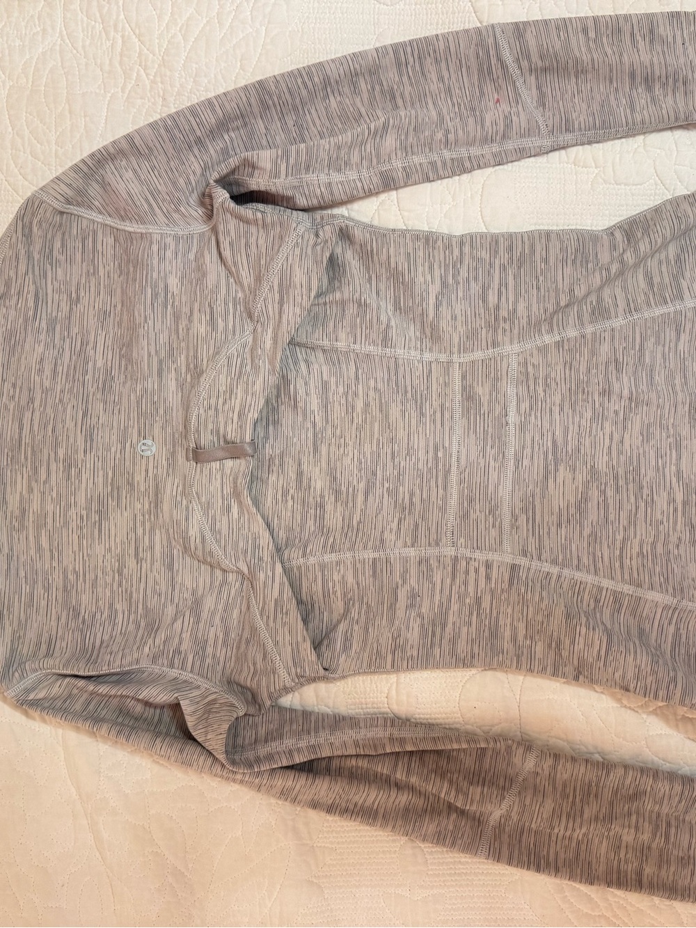 Lululemon Define Jacket Space Dye Grey White Full Zip Athletic Size 4 - Picture 8 of 8